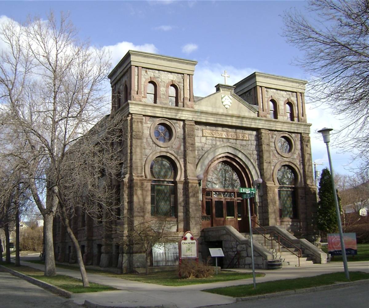 The former Temple Emanu-El, now the administrative offices of the Diocese of Helena