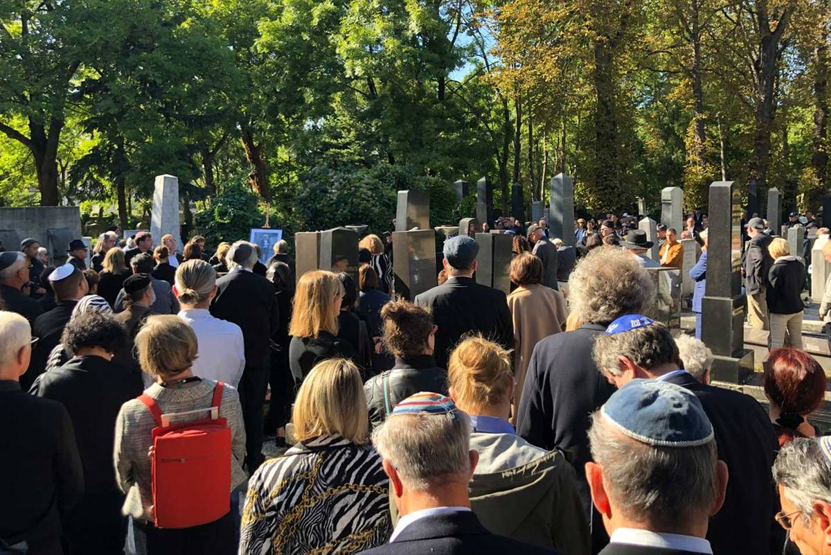 György Konrád’s funeral, 2019 (Photo: Edward Serotta)