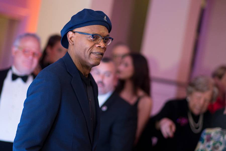 Samuel L. Jackson attends the Museum Of The Moving Image 28th Annual Salute Honoring Kevin Spacey on April 9, 2014 in New York City. (Dave Kotinsky/Getty Images)