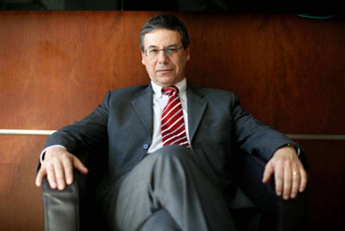 Deputy Foreign Minister Danny Ayalon, spoiling for a fight.(Daniel Bar-On/AFP/Getty Images)