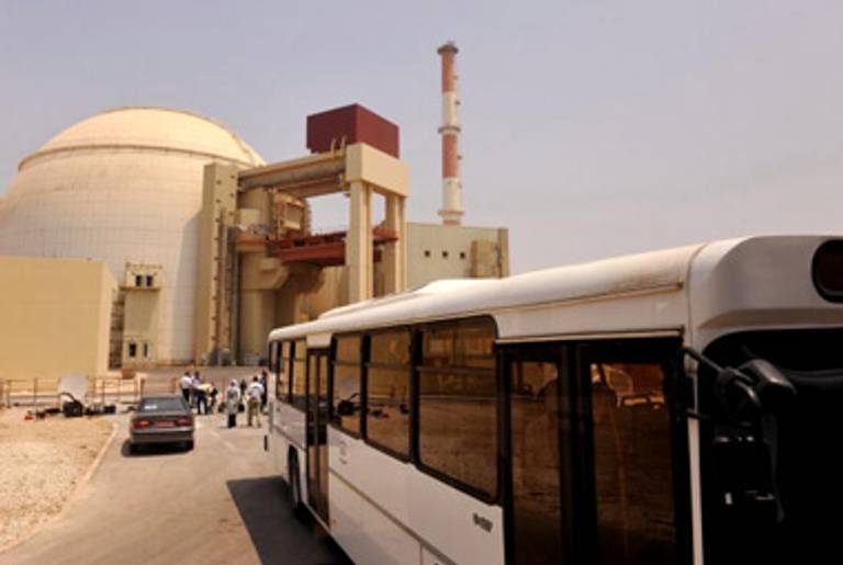 The Iranian nuclear reactor at Bushehr.(IIPA via Getty Images)