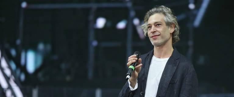 Matisyahu performs at the official opening ceremony of the European Maccabi Games in Berlin, Germany, July 28, 2015. 