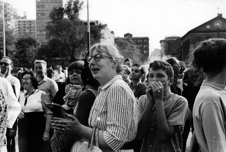 Jane Jacobs in Washington Square Park, 1963.(Fred W. McDarrah/Getty Images)