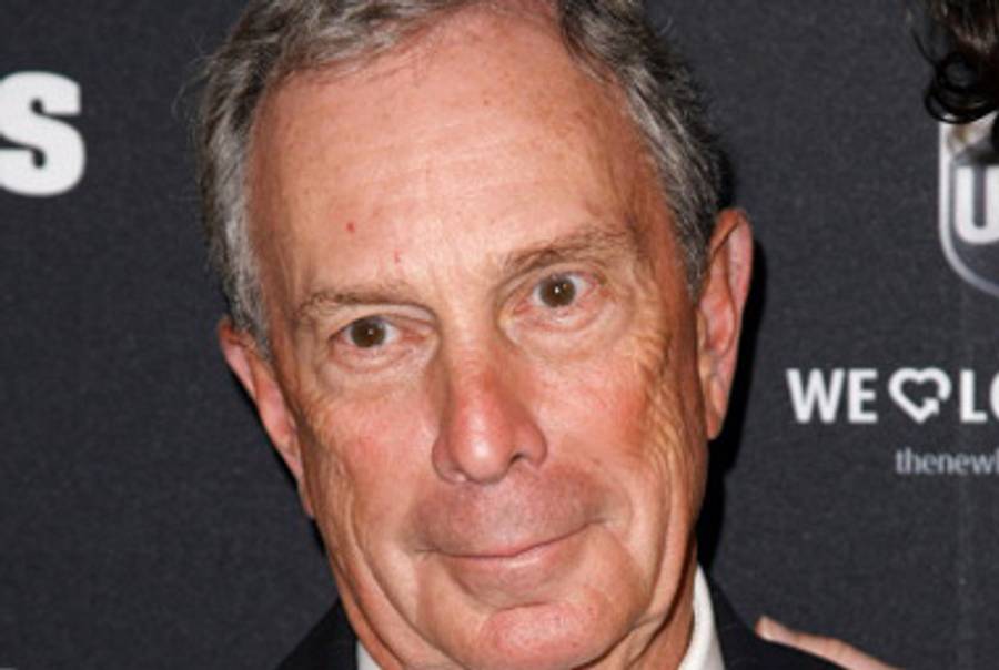 Mayor Bloomberg last month.(Neilson Barnard/Getty Images)
