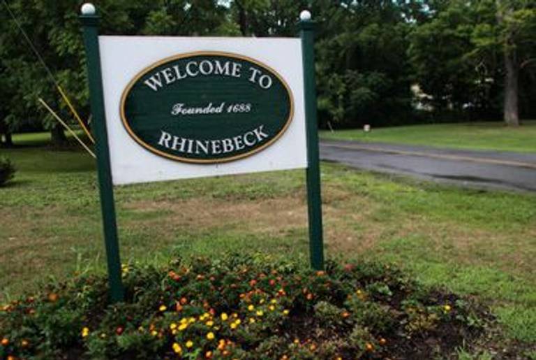 Rhinebeck, New York, the site of the nuptials.
