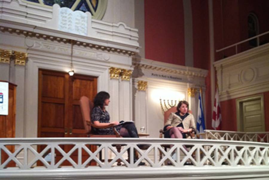 Jodi Kantor (L) and Susan Sher (R).(The author)