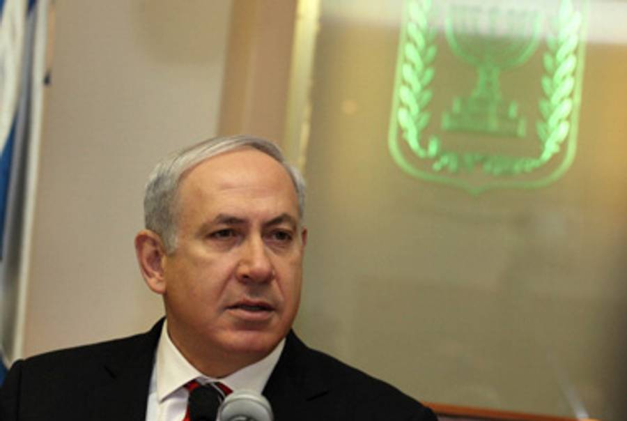 Prime Minister Netanyahu yesterday.(Gali Tibbon - Pool/Getty Images)
