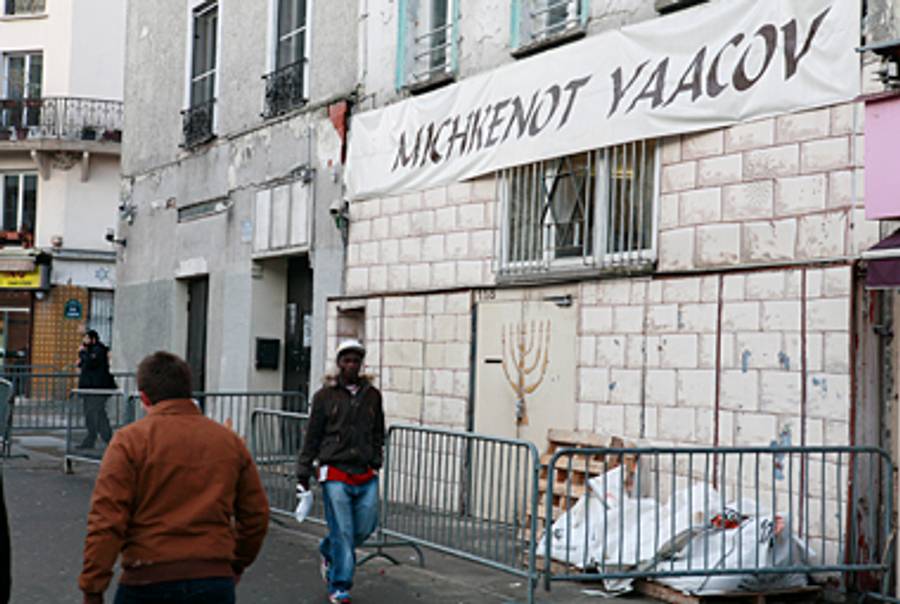 The Michkenot Yaakov synagogue on Boulevarde Belleville in Paris.(Owen Franken)