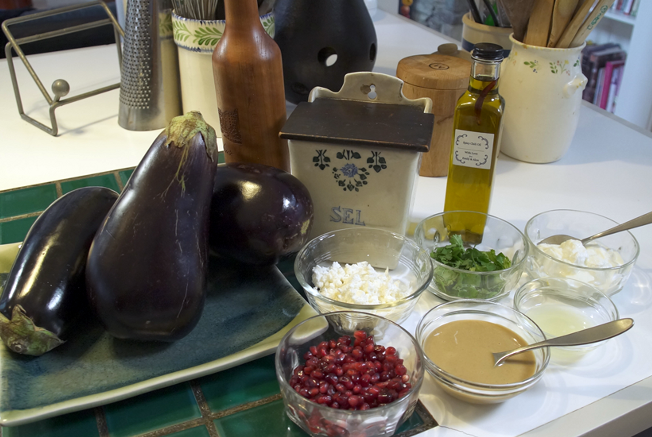 Burnt Eggplant Salad